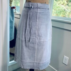 NWOT -Blue Suede Skirt- Perfect Condition